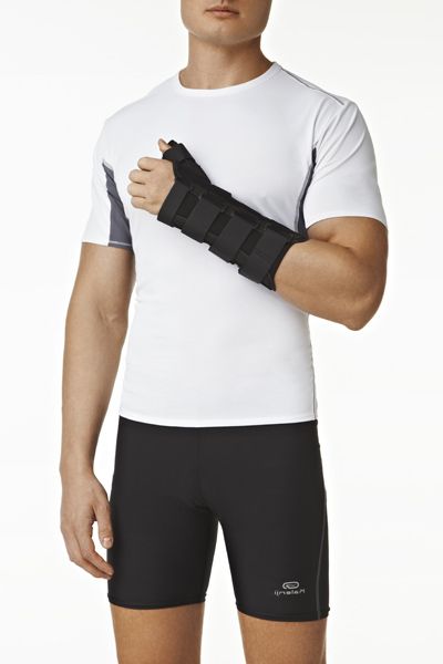 Шина на запястье жесткая, удлиненная Orlett арт.WRS-302L левый