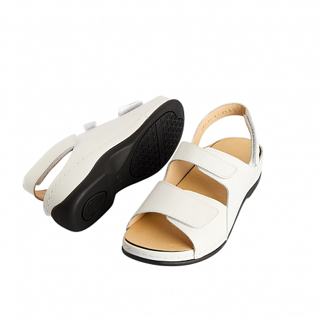 Сандалии ортопедические Dr Thomas женские DTD-005-1 белые. Изображение 2 из 2