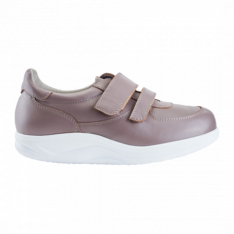 Полуботинки ортопедические Ортомода женские 82377-Х-528 СД серо-коричневые. Изображение 2 из 4